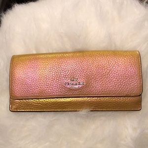 Iridescent Coach wallet